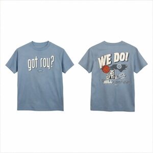 UNC Roy Williams Basketball T-Shirt Mens‎ Size S Blue Vintage Y2K Caricature